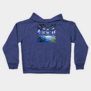 Flowery Interior Kids Hoodie